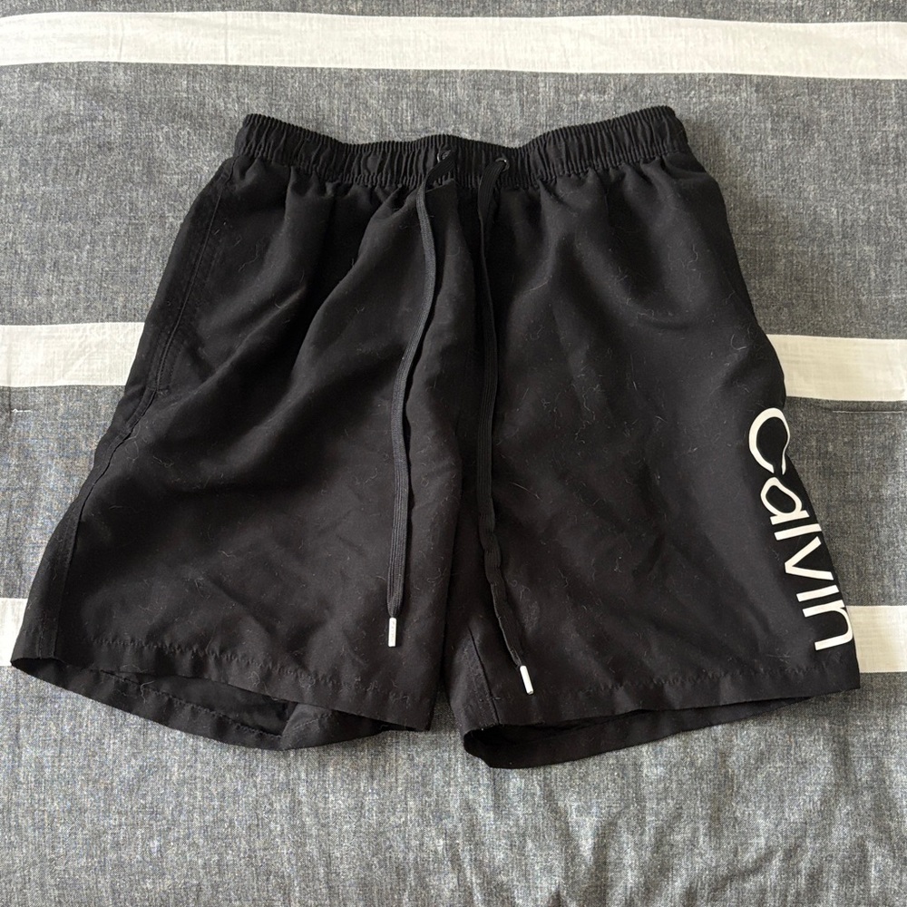 Calvin Klein Black Swim Trunks